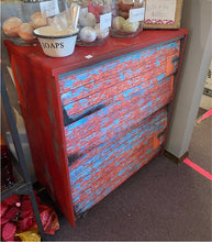 Red and Blue Dresser