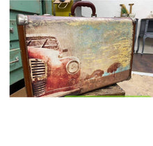 Old Red Car Decoupage Papers